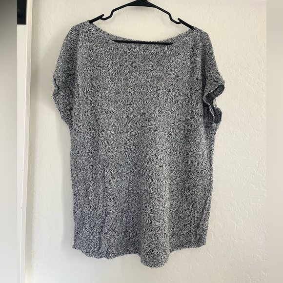 Talbots Women’s Knit Short Sleeve Sweater 100% Linen Large Business Casual Top - Picture 1 of 4